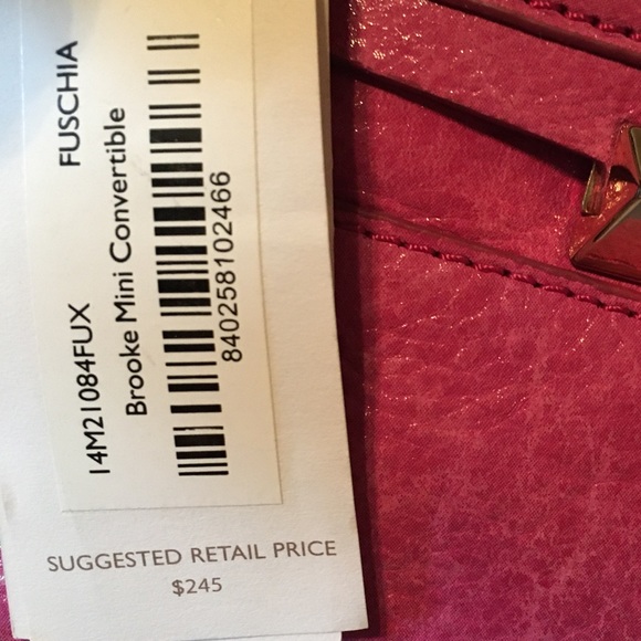 BOTKIER - Brook Medium Convertible Fuchsia Leather - Picture 7 of 8